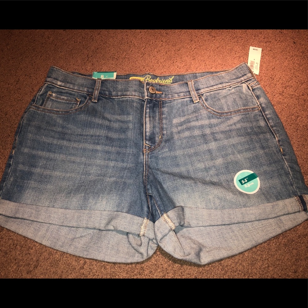 Light Wash Jean Shorts